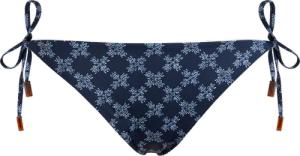 Vilebrequin Women Bikini Bottom To Be Tied Turtle Monogram - Flore - Blau - Größe XL
