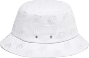 Vilebrequin Embroidered Bucket Hat Turtles All Over - Boom - Weiss - Größe XS/S