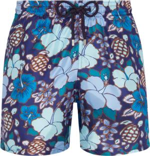 Vilebrequin Tropical Turtles Bermudashorts Aus Seide Für Herren - Bilkbot - Blau - Größe S