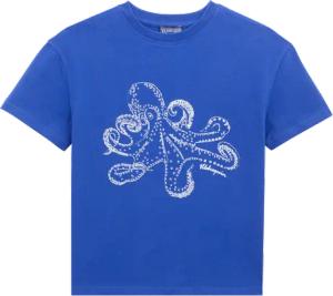 Vilebrequin Poulpes T-shirt Aus Bio-baumwolle Für Jungen - Gabin - Blau - Größe 12