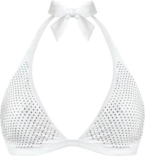 Vilebrequin Neckholder-bikinioberteil Mit Strass Für Damen - Flecha - Weiss - Größe S