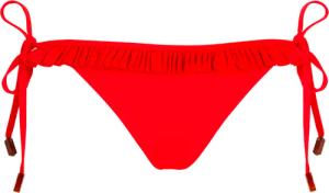 Vilebrequin Solid Mini-bikinihose Zum Seitlichen Binden Für Damen - Florly - Rot - Größe XL