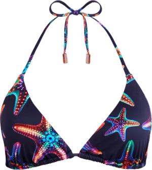 Vilebrequin Disco Stars Triangel-bikinioberteil Für Damen - Fleur - Blau - Größe S