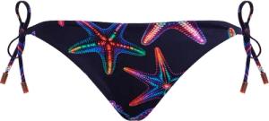 Vilebrequin Disco Stars Bikinihose Zum Seitlichen Binden Für Damen - Flore - Blau - Größe XS