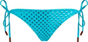 Vilebrequin Relief Sparkling Bikinihose Zum Seitlichen Binden Für Damen - Flore - Grün - Größe XS