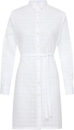 Vilebrequin Broderie Anglaise Hemdkleid Aus Baumwolle Für Damen - Florence - Weiss - Größe S