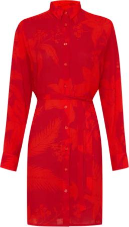 Vilebrequin Flower Power Viskose-hemdkleid Für Damen - Florence - Rot - Größe S