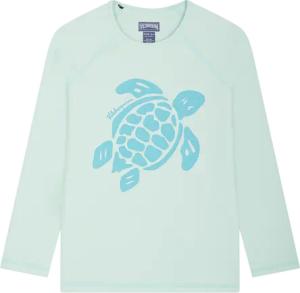 Vilebrequin Langärmeliger Solid Rashguard Für Jungen - Glassy-y - Blau - Größe 14