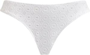 Vilebrequin Broderie Anglaise Midi-bikinihose Für Damen - Frise - Weiss - Größe S