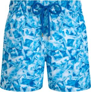 Vilebrequin Ultraleichte Und Verstaubare Iced Turtles Badeshorts Für Herren - Mahina - Weiss - Größe XXL