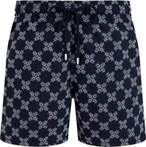Vilebrequin Vbq Turtle Monogram Badeshorts Mit Stickerei Für Herren – Limitierte Serie - Mistral - Blau - Größe M