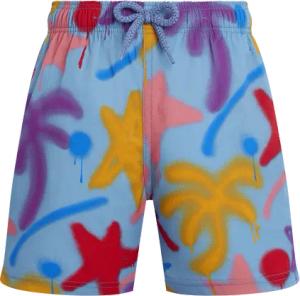 Vilebrequin Spray Paint Stretch-badeshorts Für Jungen - Badeshorts - Jirise - Blau - Größe 2