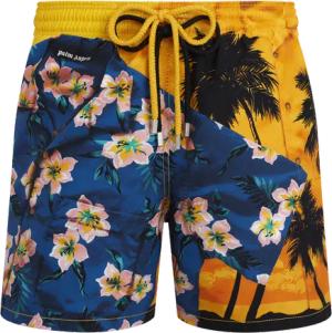 Vilebrequin Hawaiian Mix Badeshorts Für Herren - Badeshorts - Moorea - Gelb - Größe XL
