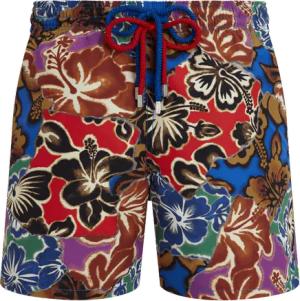 Vilebrequin Hawaiian Patchwork Badeshorts Für Herren - Badeshorts - Moorea - Blau - Größe M