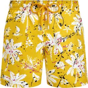 Vilebrequin Hawai Splash Badeshorts Für Herren - Badeshorts - Moorea - Gelb - Größe L