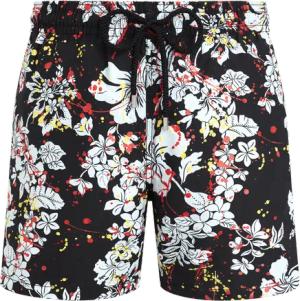 Vilebrequin Flower Splash Badeshorts Für Herren - Badeshorts - Moorea - Schwarz - Größe M