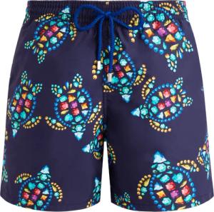 Vilebrequin Vendôme Turtles Badeshorts Für Herren - Moon - Blau - Größe 4XL