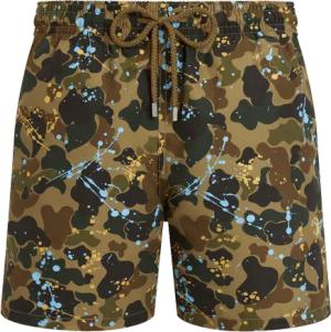 Vilebrequin Camo Splash Badeshorts Für Herren - Badeshorts - Moorea - Marone - Größe M