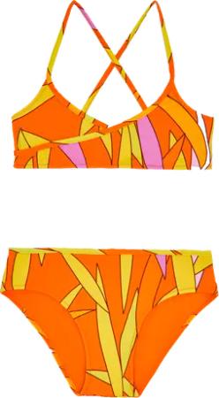 Vilebrequin Madrague Bikini-set Für Mädchen - Gigi - Orange - Größe 14