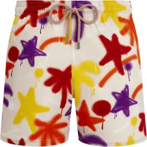 Vilebrequin Kurze Spray Paint Stretch-badeshorts Für Herren - Badeshorts - Moorise - Rosa - Größe XXL