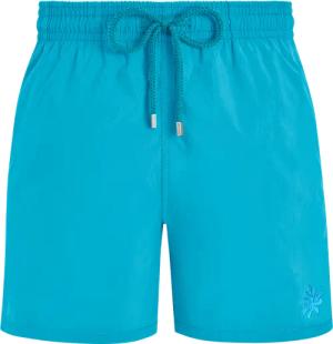 Vilebrequin Mit Wasser Reagierende Splash Badeshorts Für Herren - Moorea - Blau - Größe XXL