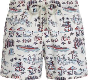 Vilebrequin Kurze Family Beach Stretch-badeshorts Für Herren - Badeshorts - Moorise - Beige - Größe M