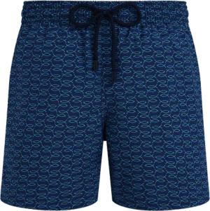Vilebrequin Fish Net Badeshorts Aus Wolle Für Herren - Moopea - Blau - Größe L
