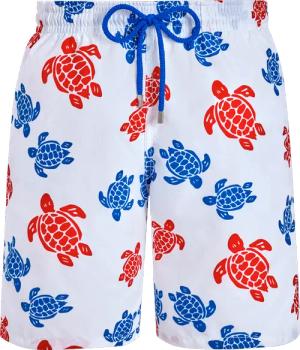 Vilebrequin Lange Tortues Multicolores Badeshorts Für Herren - Okoa - Weiss - Größe L