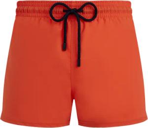 Vilebrequin Kurze Und Figurbetonte Einfarbige Stretch-bademode Für Herren - Man - Orange - Größe XXXL
