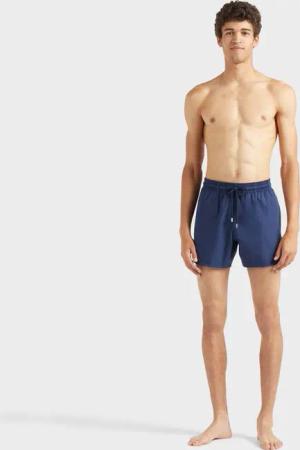 Vilebrequin Kurze Solid Badeshorts Für Herren - Moorise - Blau - Größe XXL