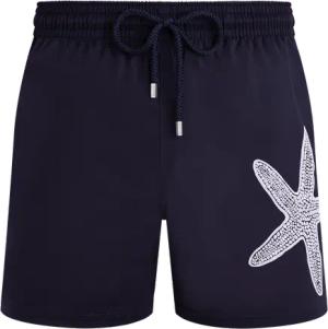 Vilebrequin Kurze Placed Starlette Stretch-badeshorts Für Herren - Moorise - Blau - Größe M