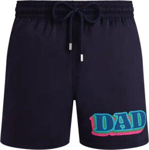 Vilebrequin Kurze Dad And Son Stretch-badeshorts Für Herren - Moorise - Blau - Größe M