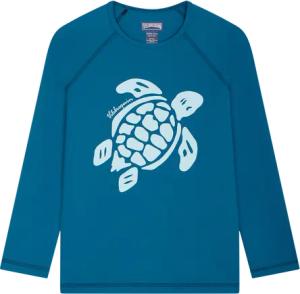 Vilebrequin Langärmeliger Solid Rashguard Für Jungen - Glassy-y - Blau - Größe 2