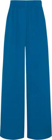 Vilebrequin Hose Aus Viskose Mit Weitem Bein Für Damen - Line - Blau - Größe XL