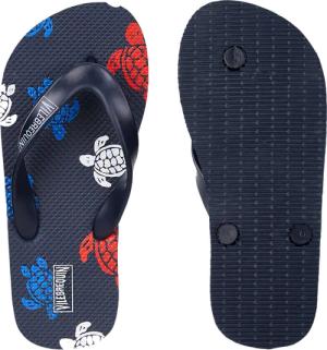 Vilebrequin Tortues Multicolores Flip-flops Für Kinder - Coppin - Blau