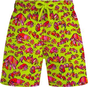 Vilebrequin Ultraleichte Und Verstaubare Hermit Crabs Badeshorts Für Jungen - Jihin - Grün - Größe 4