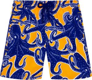 Vilebrequin Poulpes Stretch-badeshorts Für Jungen - Jirise - Orange - Größe 14