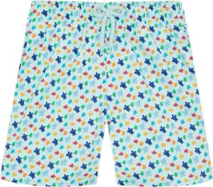 Vilebrequin Micro Ronde Des Tortues Rainbow Stretch-badeshorts Für Jungen - Jirise - Blau - Größe 12