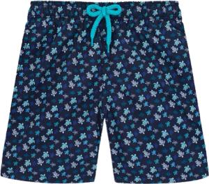 Vilebrequin Micro Ronde Des Tortues Rainbow Badeshorts Für Jungen - Jim - Blau - Größe 8