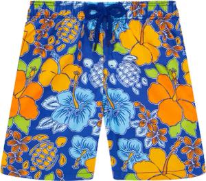 Vilebrequin Tropical Turtle Badeshorts Für Jungen - Jim - Blau - Größe 8