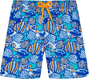 Vilebrequin Fishy Vibes Badeshorts Für Jungen - Jim - Blau - Größe 2
