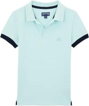 Vilebrequin Solid Polohemd Aus Bio-baumwolle Für Jungen - Pantin - Blau - Größe 8