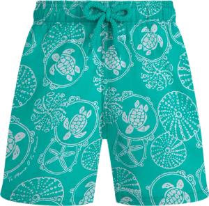 Vilebrequin Oursins Bicolores Badeshorts Für Jungen - Jim - Grün - Größe 8