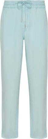 Vilebrequin Solid Leinenhose In Regulärer Passform Für Herren - Parc - Blau - Größe L