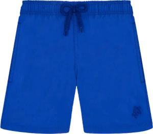 Vilebrequin Mit Wasser Reagierende Ronde Des Tortues Maxi Badeshorts Für Jungen - Jim - Blau - Größe 4