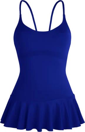 Vilebrequin Solid Badeanzug Für Damen - Frilly - Blau - Größe M