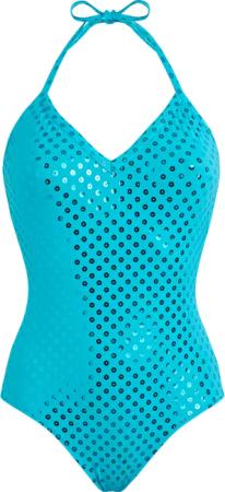 Vilebrequin Relief Sparkling Neckholder-badeanzug Für Damen - Lavida - Grün - Größe XL
