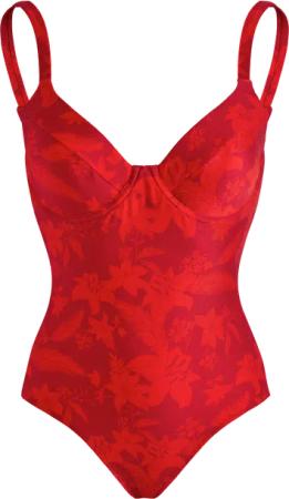 Vilebrequin Flower Power Badeanzug Mit Bügeln Für Damen - Leonita - Rot - Größe S