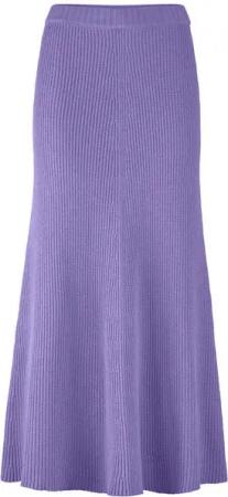 Hessnatur Strickrock Midi Regular aus reiner Bio-Baumwolle (1-tlg)