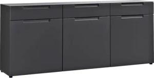 Sideboard Mailand anthrazit matt MDF B/H/T: ca. 192x83x40 cm